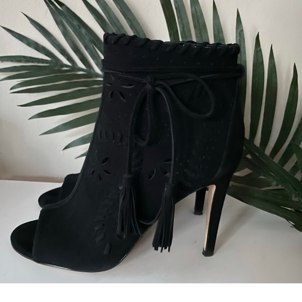 Ivanka Trump Danner Black Suede Booties